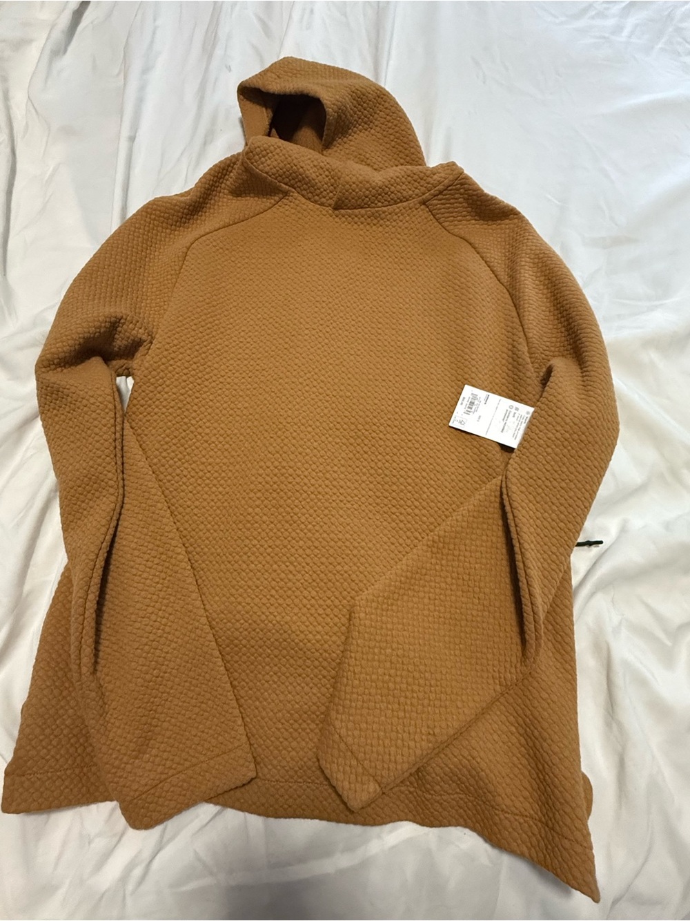 Kohl's Men's Crewneck Hoodie Sweater in Camel Brown